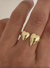Anillo corazones mujer