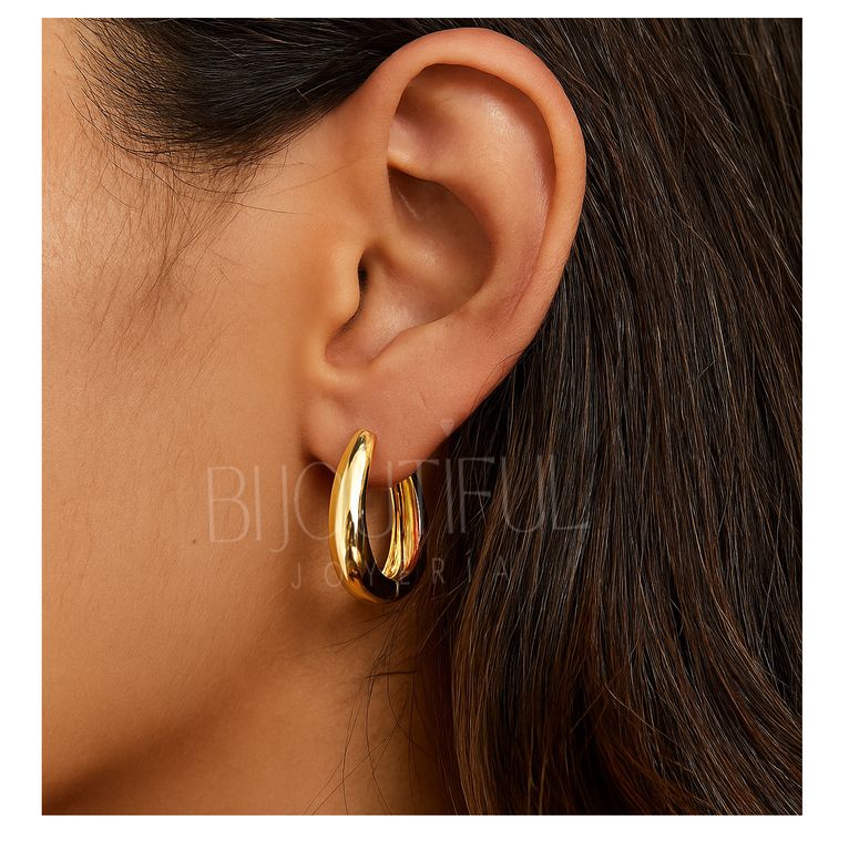 Arete Argolla Canoa Gold Rose Chunky
