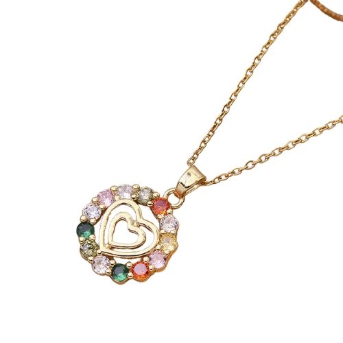 Collar Corazón Brillos Mujer Waterproof