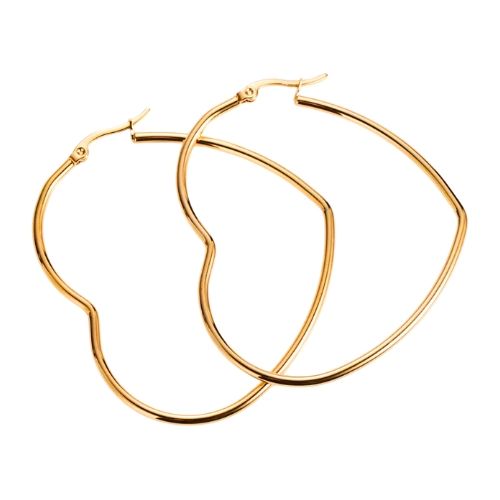 Arete Argolla corazón mujer Chuncky