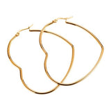 Arete Argolla corazón mujer Chuncky