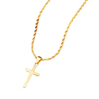 Set Collar y Pulsera Cruz Hombre Cadena Torsal