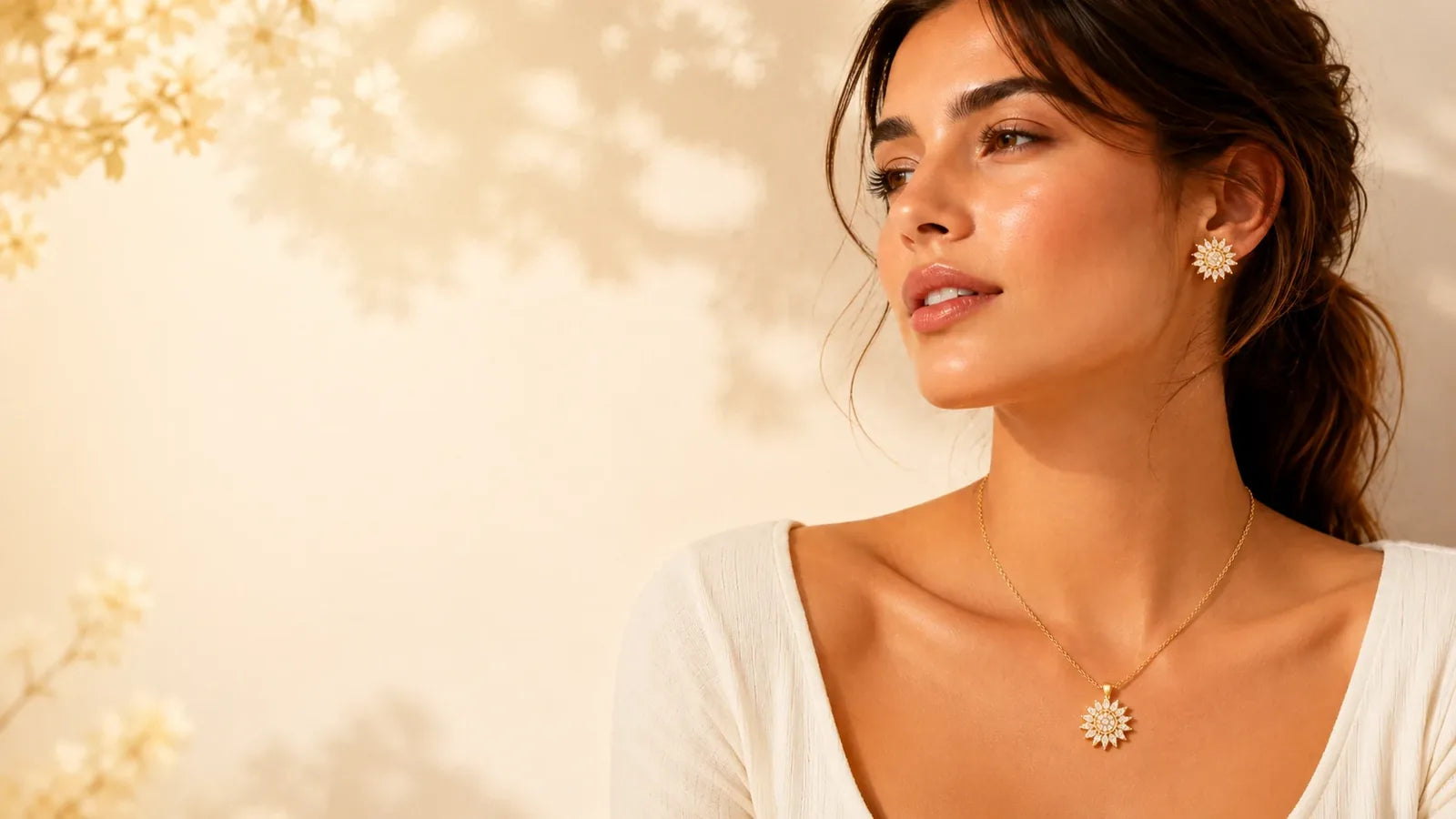 Nueva colección primavera Bijoutiful con collar y aretes de girasol